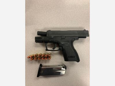 Weapons violation last night in Glen Burnie